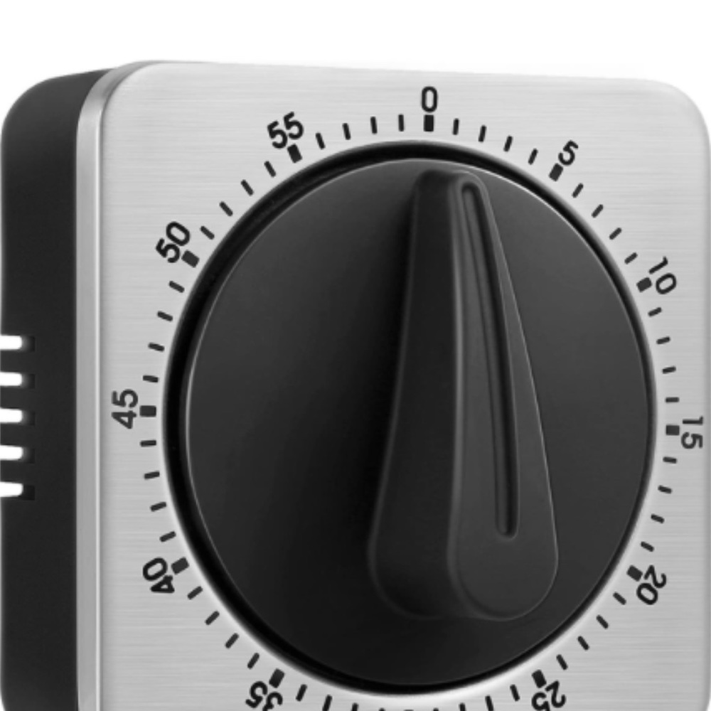 KeeQii Timer Kitchen Timer 60 Minute Timing with 80dB Alarm Sound Magnetic Count
